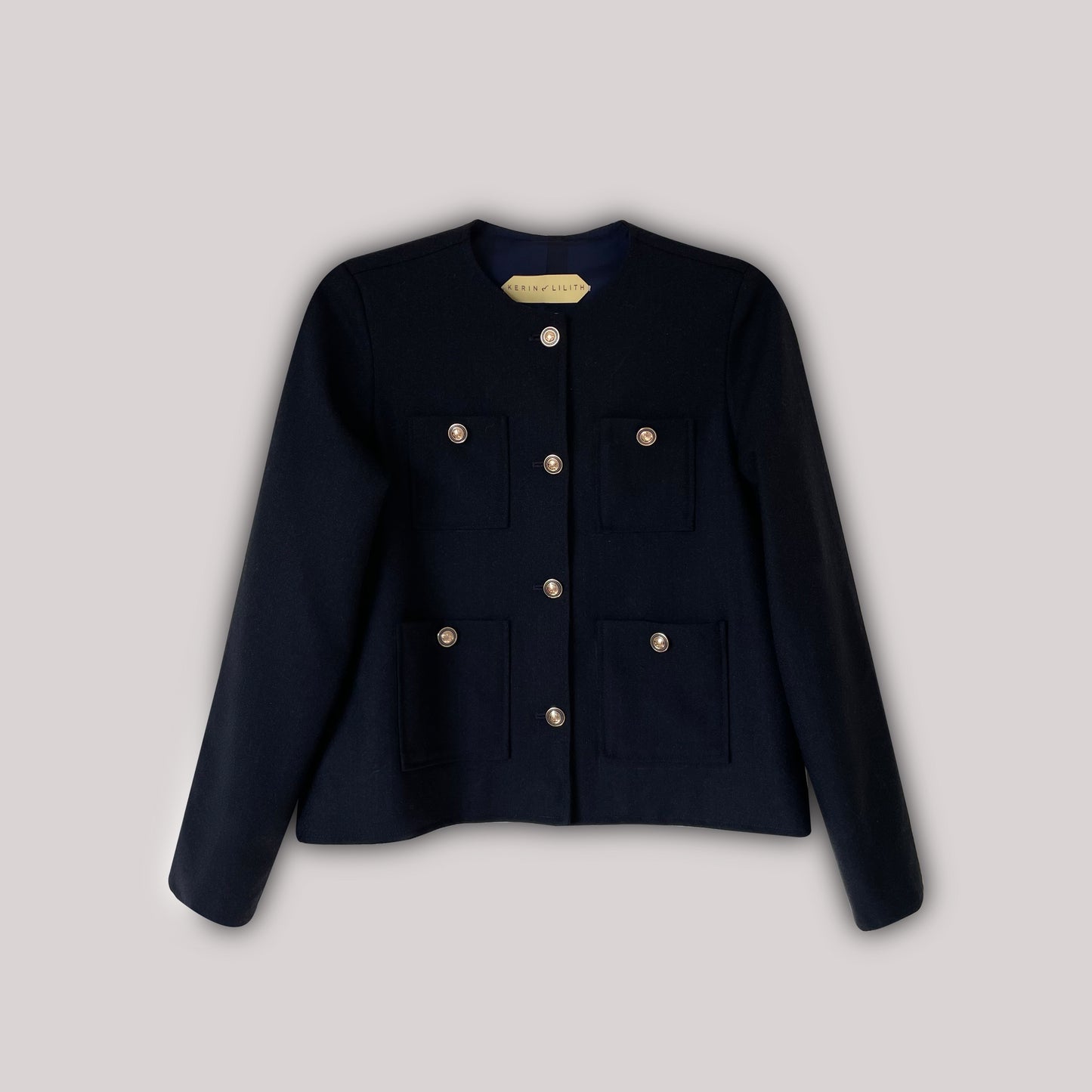 Cashmere Button Jacket