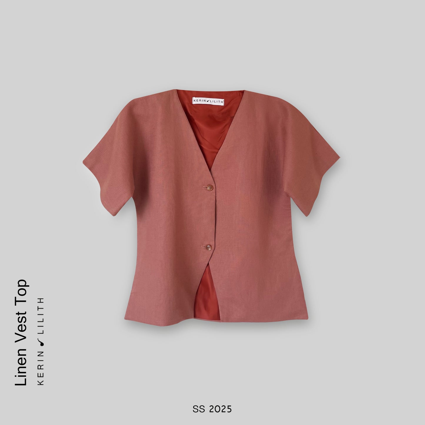Linen Vest Top