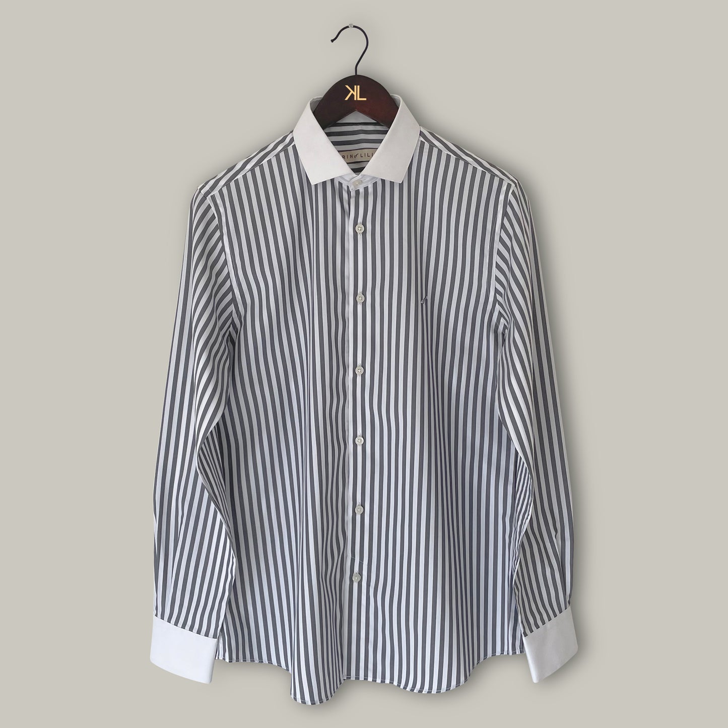 Contrast Collar Shirt