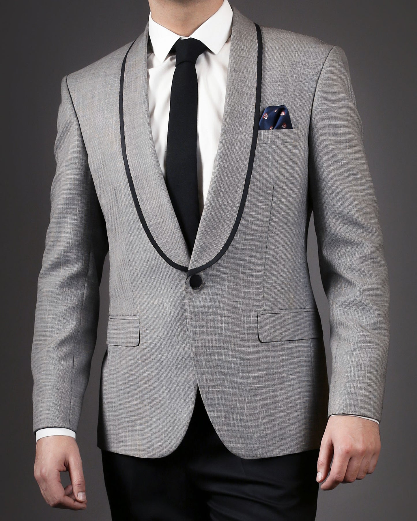 Contrast Jacket Suit
