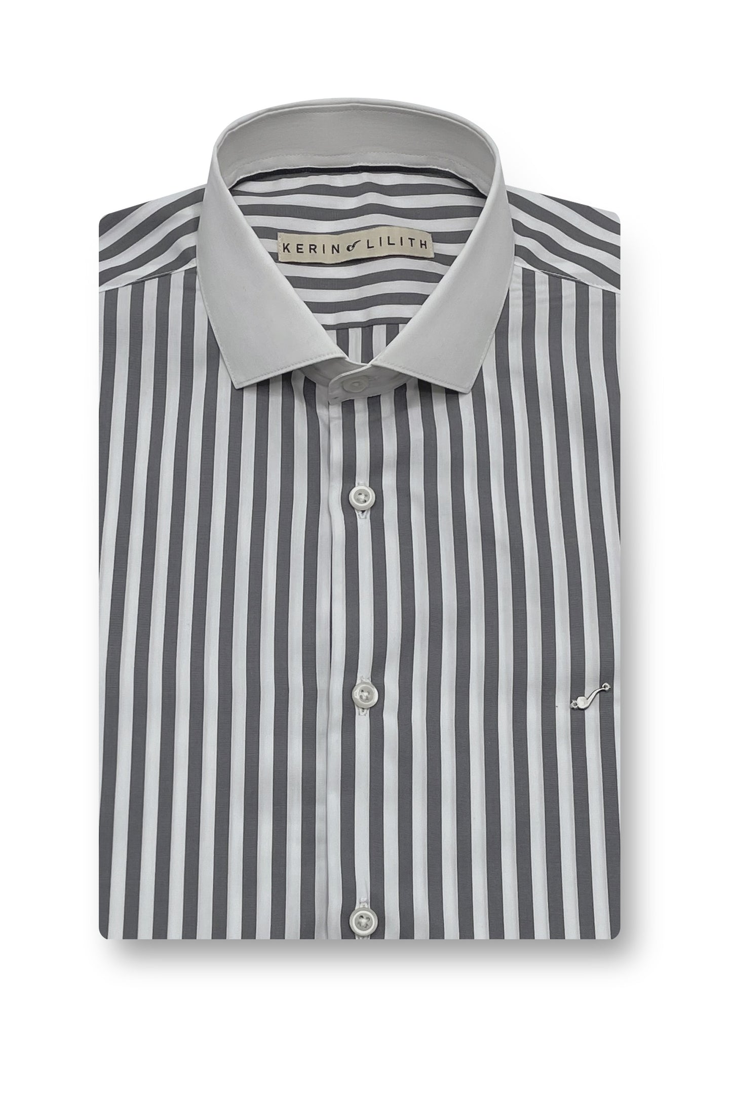 Contrast Collar Shirt