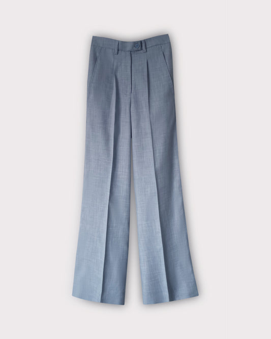 Wool Flared Pants