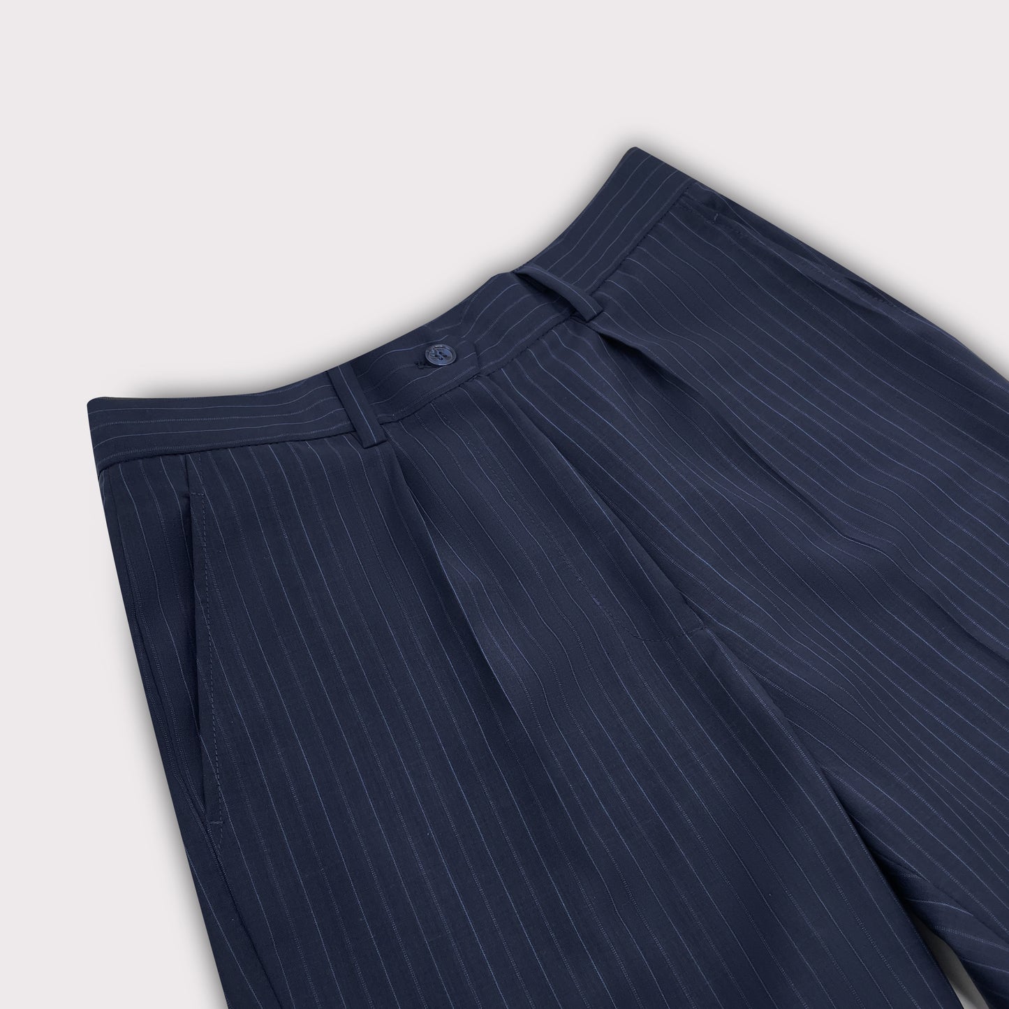 Pleated Wool Pants