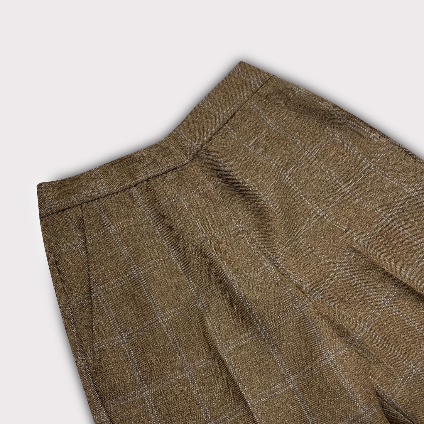 Tweed Wool Pants