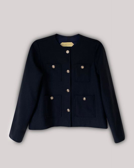 Cashmere Button Jacket