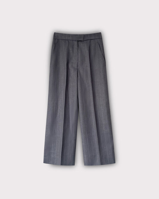 Wool Culotte Pants