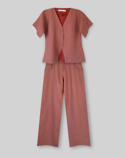 Linen Vest Co-Ord