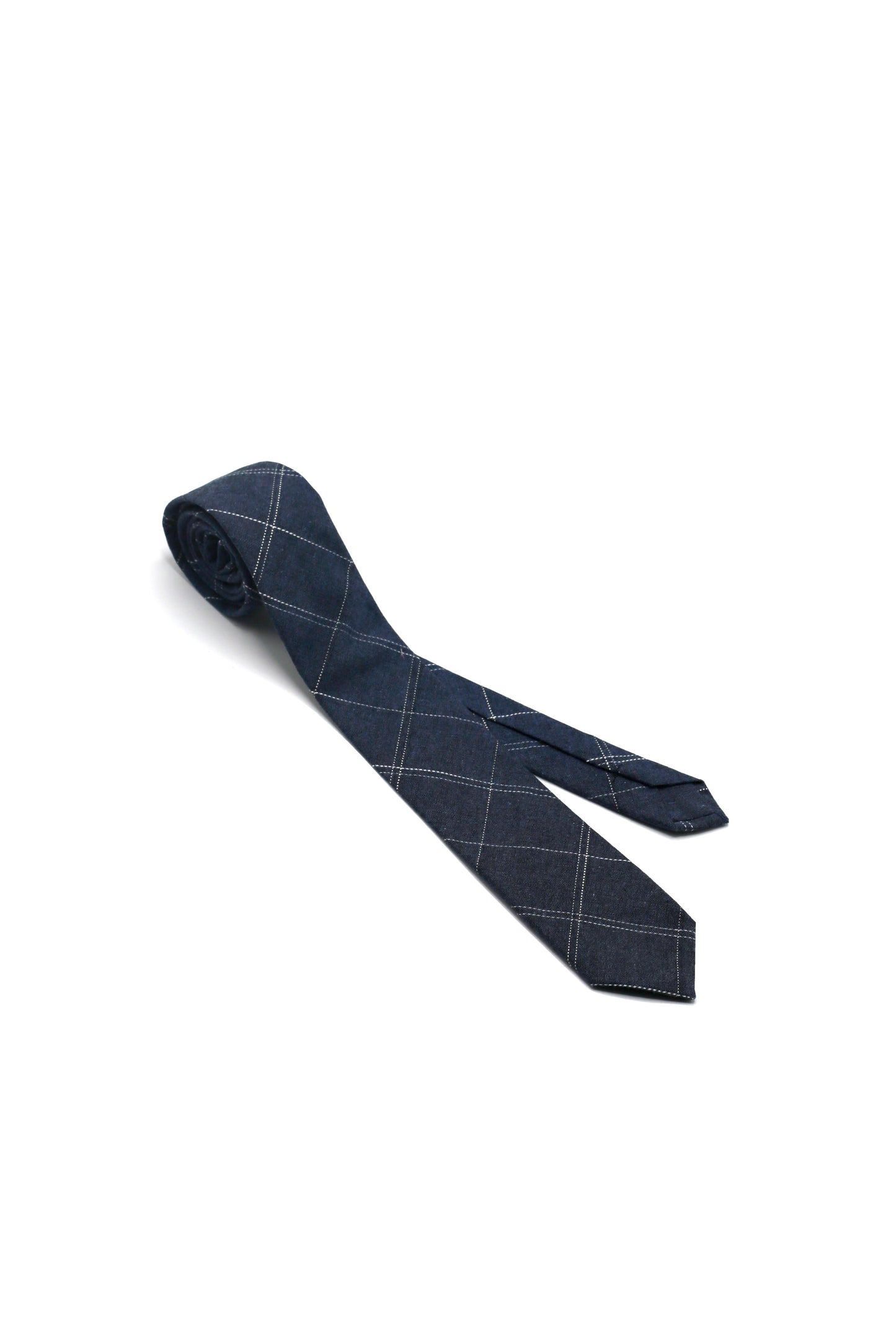 DENIM STRIPED TIE