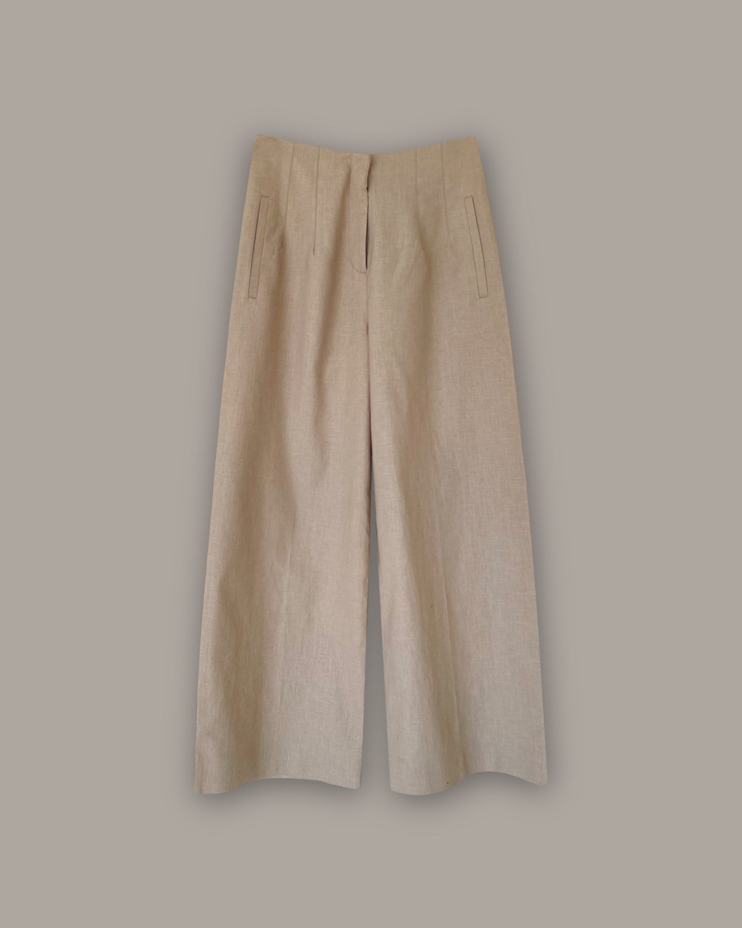 Linen Waistless Pants