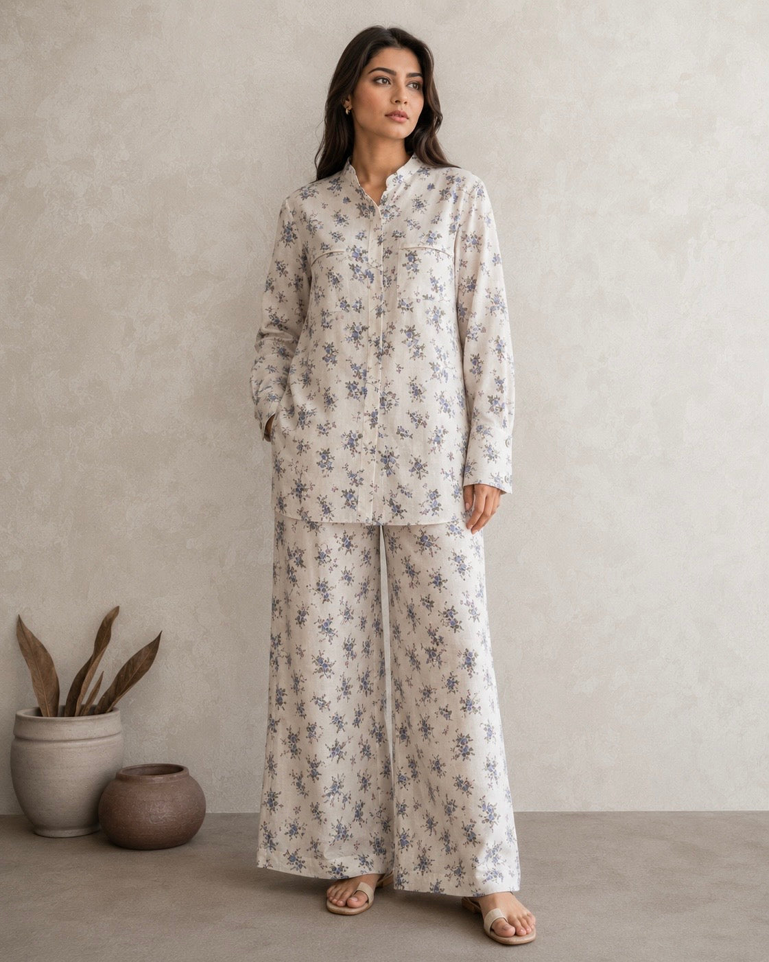 Printed Linen Co-Ord