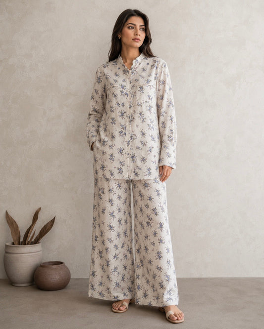 Printed Linen Co-Ord