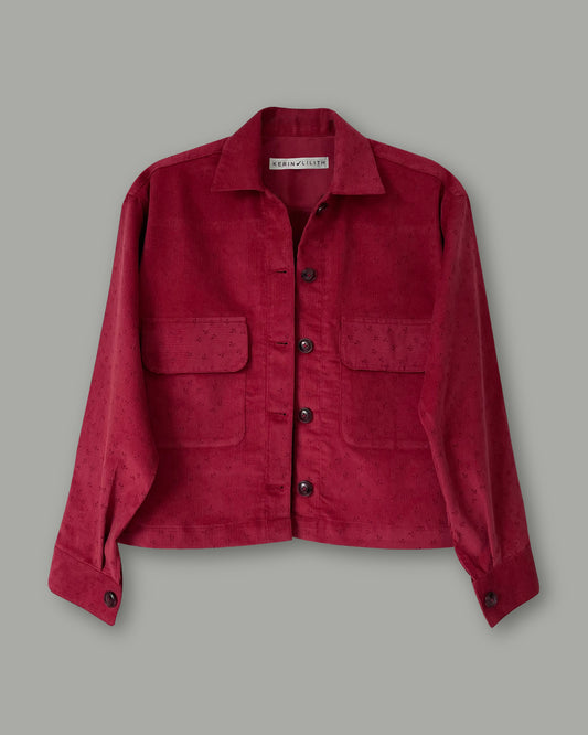 Corduroy Flap Pocket Top