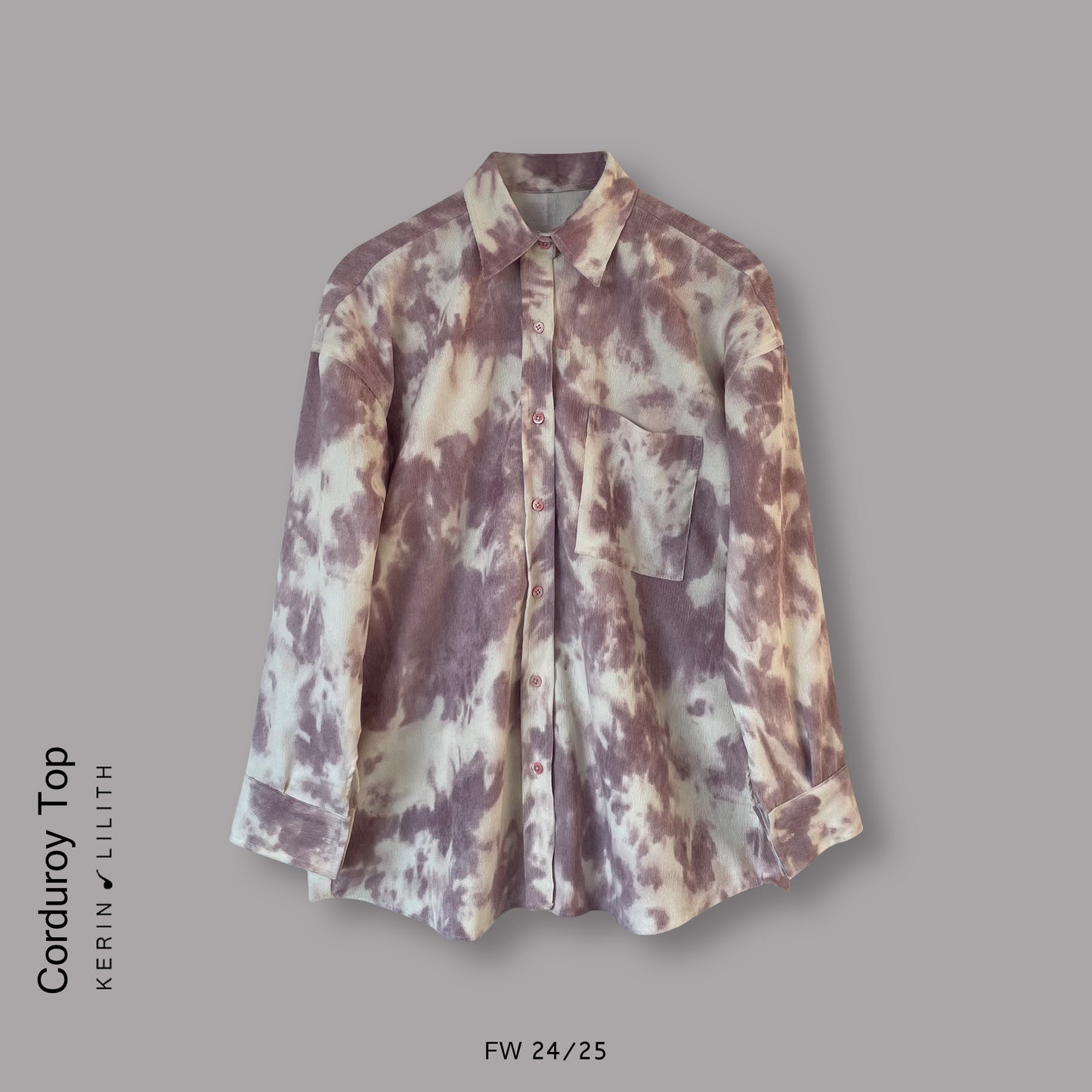Corduroy Oversize Top