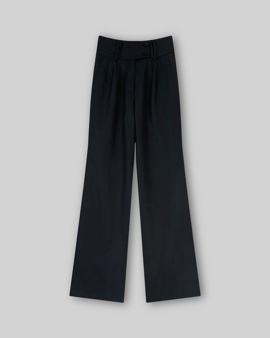 Wide Belt Pants