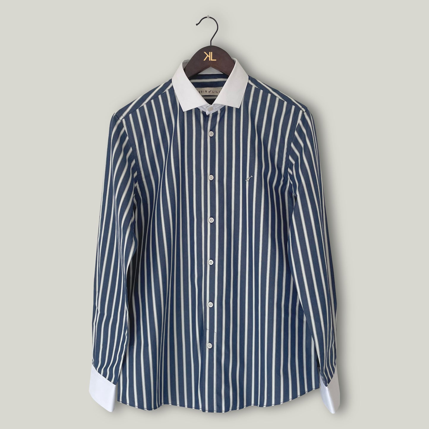 Contrast Collar Shirt