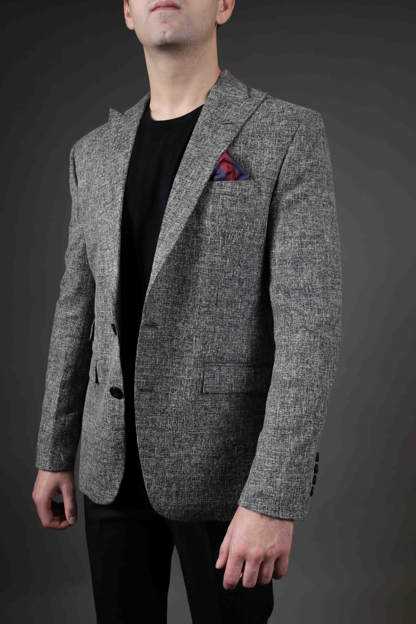 Contrast Jacket Suit