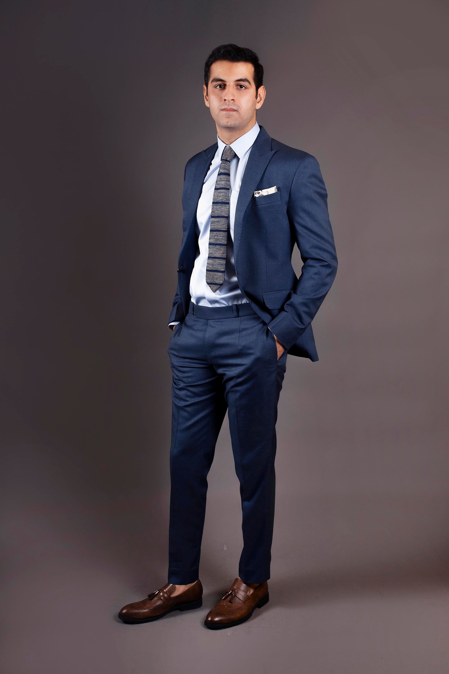 Wide Peak Lapel Suit