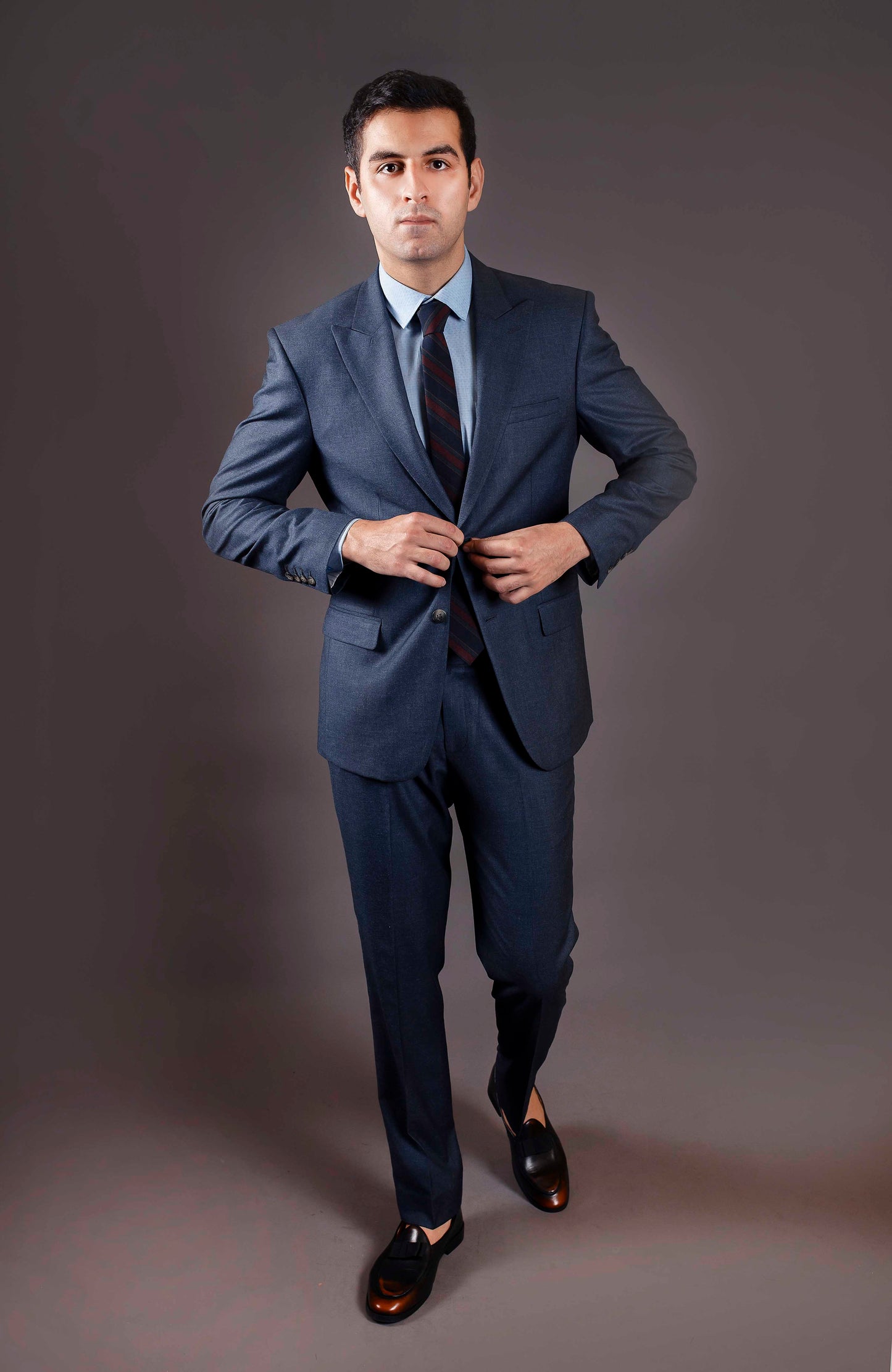 Wide Peak Lapel Suit