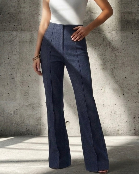 Waistless Flared Pants