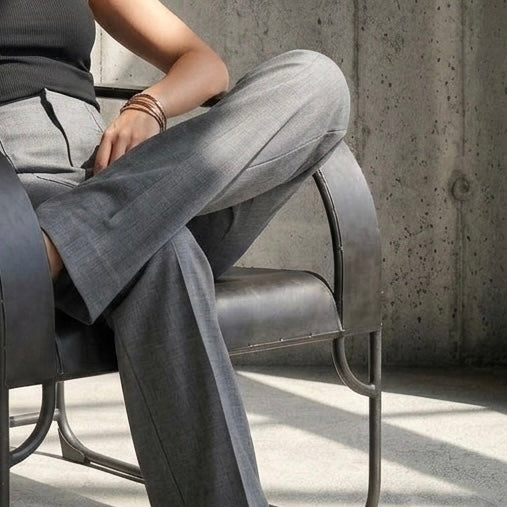Waistless Flared Pants
