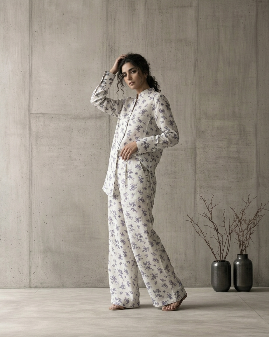 Printed Linen Co-Ord