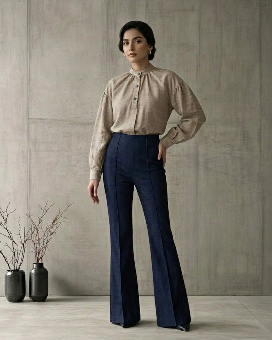 Textured Gathers Top