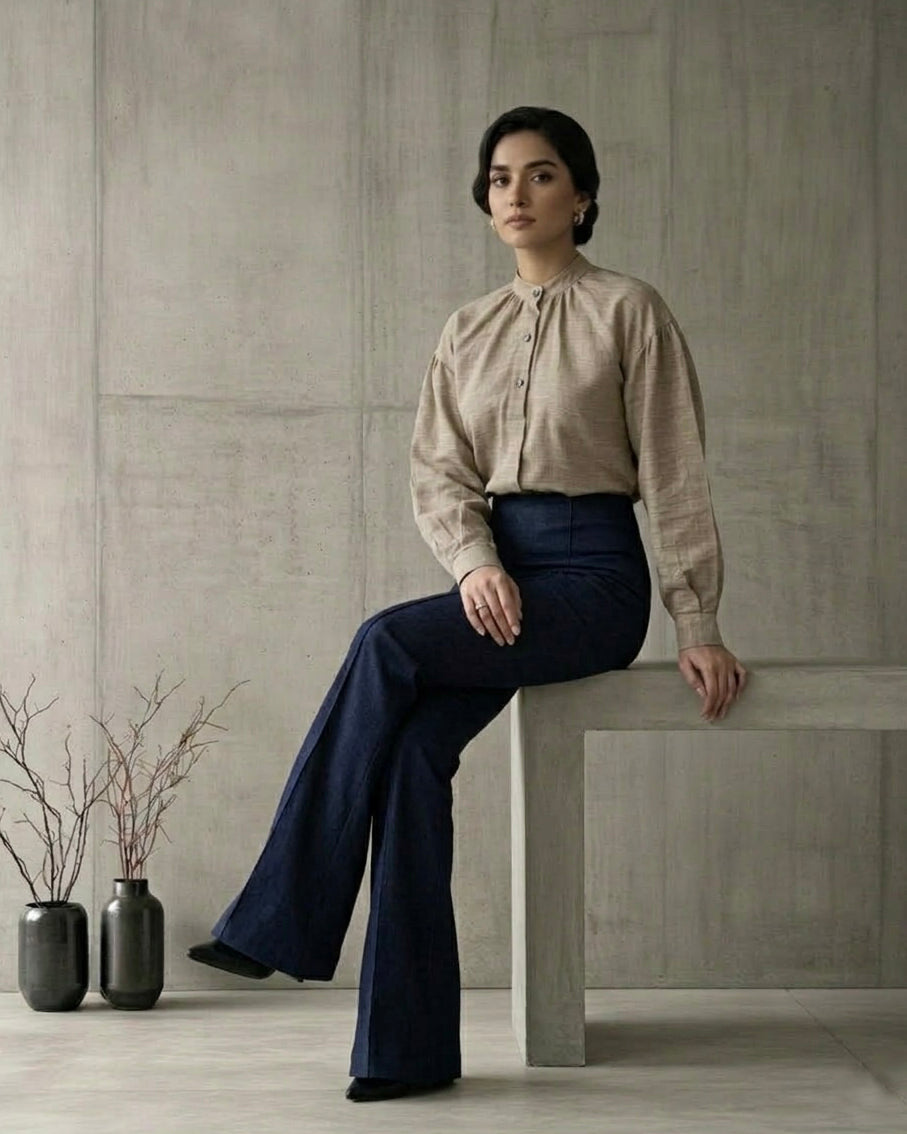 Textured Gathers Top