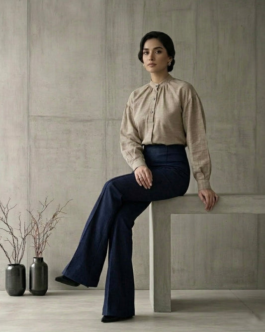 Textured Gathers Top