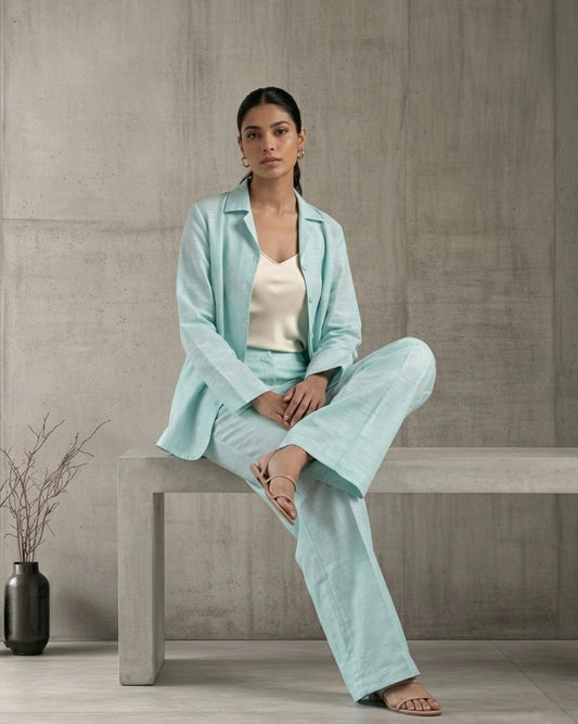 Linen Azure Ease Co-Ord