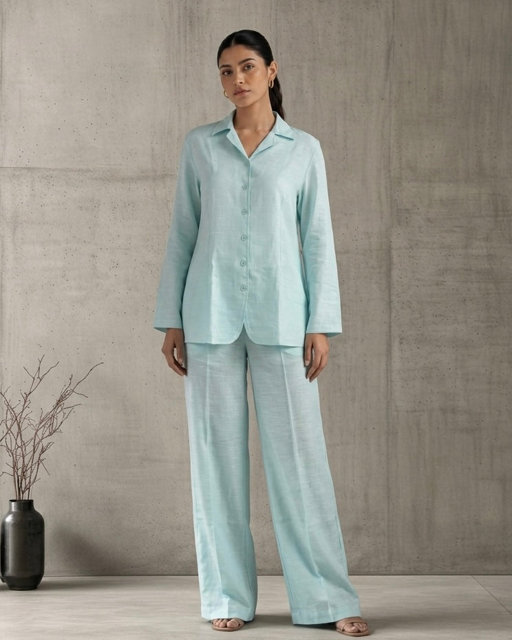 Linen Azure Ease Co-Ord