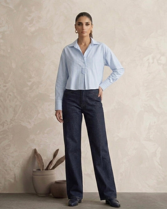 Skyline Pleated Top