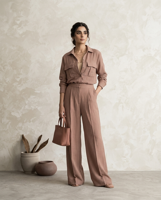Linen Reverse Co-Ord