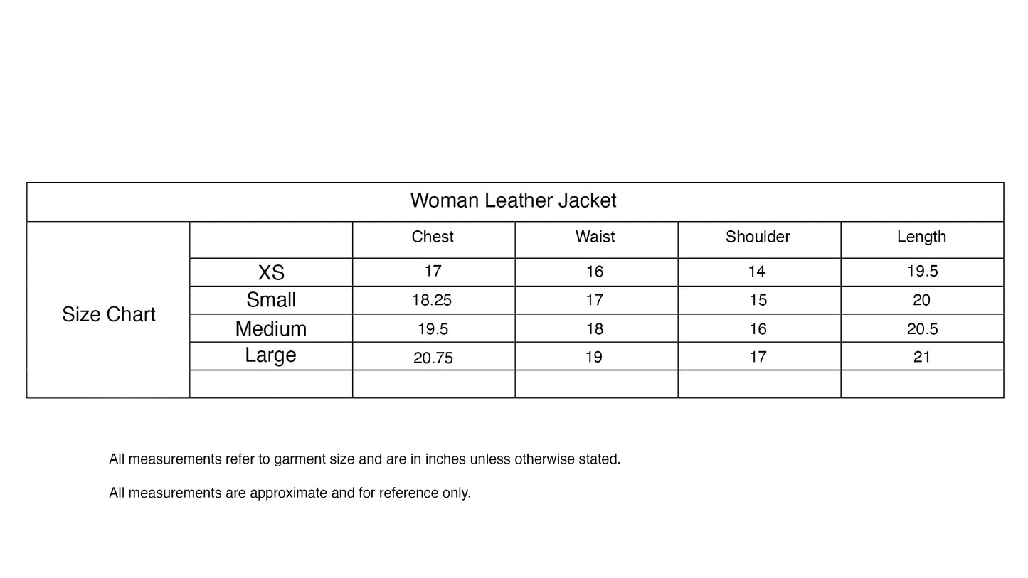 Women Leather Jacket